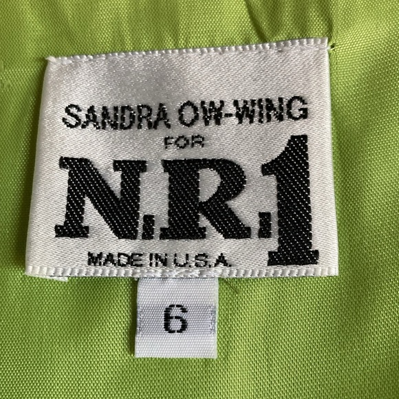 Sandra Ow for NR.1 vintage and rare wool crape dress - Picture 8 of 11